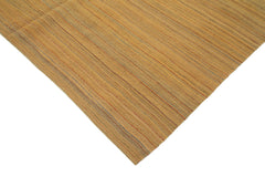 Zollanvari Yellow Modern Wool Handmade Area Rug 6'9'' x 8'6''