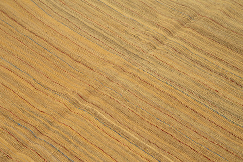 Zollanvari Yellow Modern Wool Handmade Area Rug 6'9'' x 8'6''