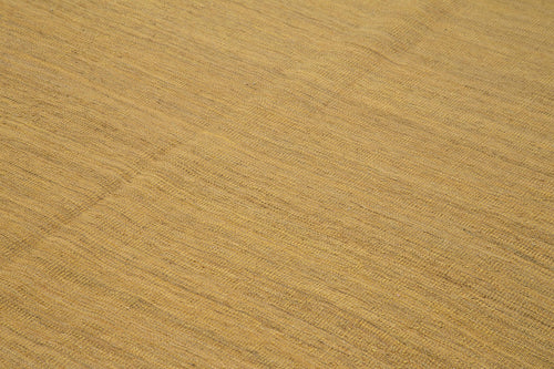 Zollanvari Yellow Modern Wool Handmade Area Rug 8'7'' x 12'4''