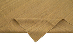 Zollanvari Yellow Modern Wool Handmade Area Rug 8'7'' x 12'4''