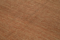 Zollanvari Orange Modern Wool Handmade Area Rug 6'2'' x 9'9''