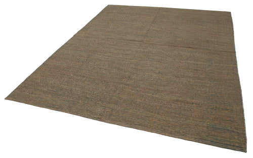Zollanvari Brown Modern Wool Handmade Area Rug 7'7'' x 9'7''