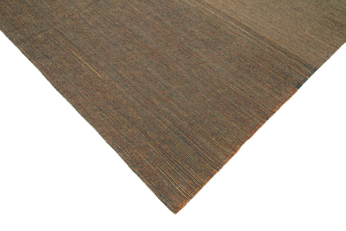 Zollanvari Brown Modern Wool Handmade Area Rug 7'11'' x 9'7''