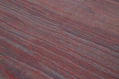 Zollanvari Red Modern Wool Handmade Area Rug 7'1'' x 9'11''