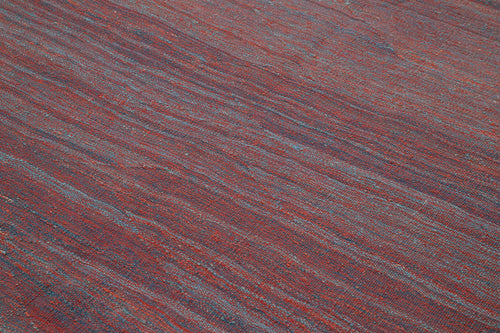 Zollanvari Red Modern Wool Handmade Area Rug 7'1'' x 9'11''