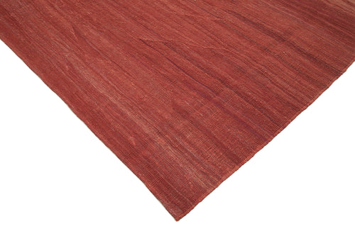 Zollanvari Red Modern Wool Handmade Area Rug 8'0'' x 9'2''