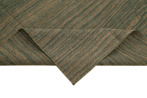 Zollanvari Green Modern Wool Handmade Area Rug 8'4'' x 9'5''