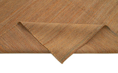 Zollanvari Orange Modern Wool Handmade Area Rug 7'5'' x 10'2''