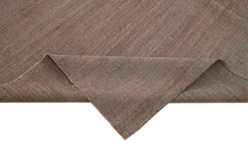 Zollanvari Purple Modern Wool Handmade Area Rug 8'10'' x 12'4''