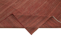 Zollanvari Red Modern Wool Handmade Area Rug 9'1'' x 11'10''