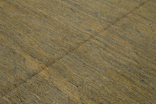 Zollanvari Yellow Modern Wool Handmade Area Rug 8'6'' x 10'9''