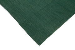 Zollanvari Green Modern Wool Handmade Area Rug 9'6'' x 11'7''