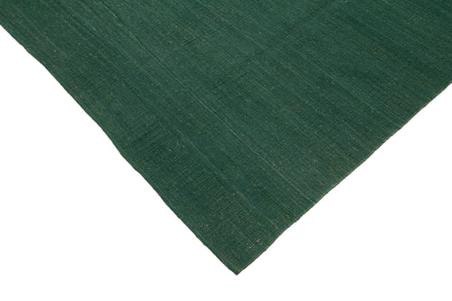 Zollanvari Green Modern Wool Handmade Area Rug 9'6'' x 11'7''