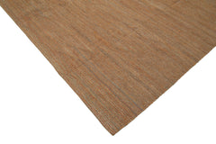 Zollanvari Orange Modern Wool Handmade Area Rug 8'10'' x 11'5''