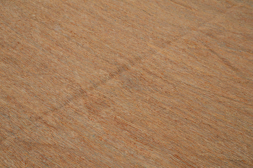 Zollanvari Orange Modern Wool Handmade Area Rug 8'10'' x 11'5''