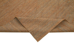 Zollanvari Orange Modern Wool Handmade Area Rug 8'10'' x 11'5''