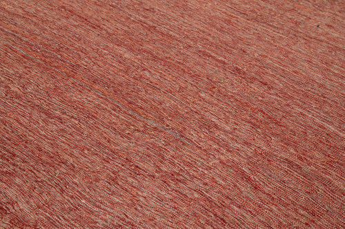 Zollanvari Red Modern Wool Handmade Area Rug 8'2'' x 9'7''