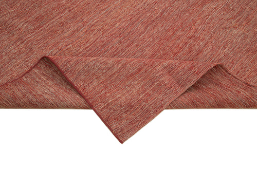 Zollanvari Red Modern Wool Handmade Area Rug 8'2'' x 9'7''