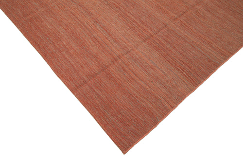 Zollanvari Red Modern Wool Handmade Area Rug 8'0'' x 9'6''