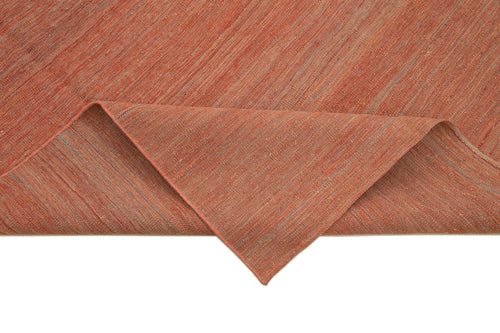 Zollanvari Red Modern Wool Handmade Area Rug 8'0'' x 9'6''