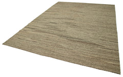 Zollanvari Beige Modern Wool Handmade Area Rug 8'8'' x 11'9''