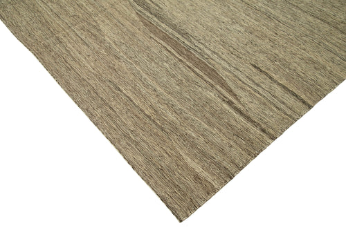 Zollanvari Beige Modern Wool Handmade Area Rug 8'8'' x 11'9''