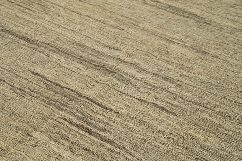 Zollanvari Beige Modern Wool Handmade Area Rug 8'8'' x 11'9''