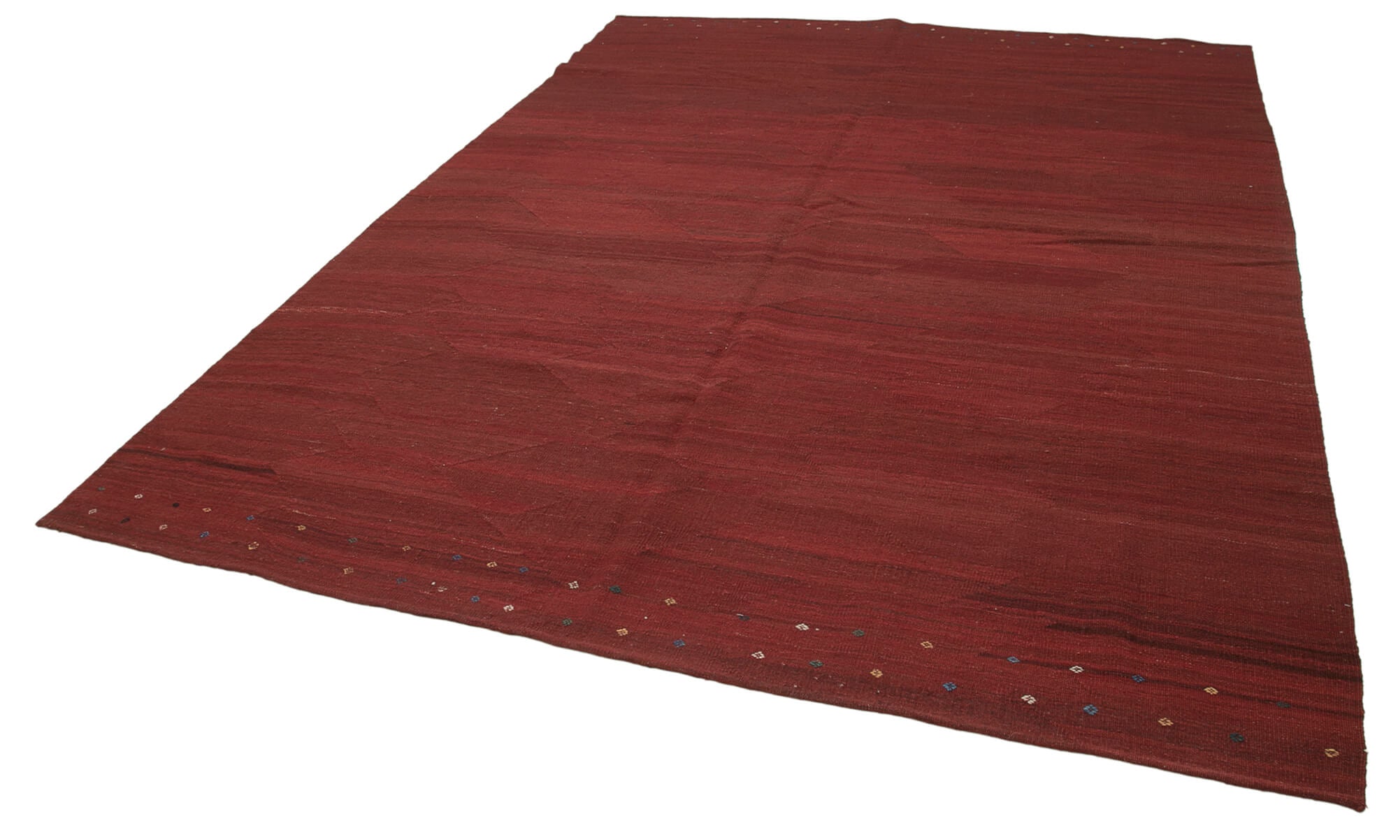 Handmade Wool Area Rug – Zollanvari Red Modern Wool Rug 8'9''x11'4'' | Hand Woven Carpet