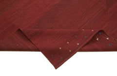 Zollanvari Red Modern Wool Handmade Area Rug 8'9'' x 11'4''