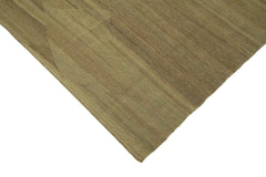 Zollanvari Brown Modern Wool Handmade Area Rug 8'0'' x 9'9''