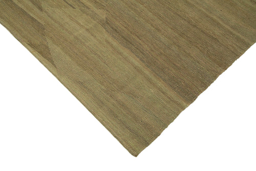 Zollanvari Brown Modern Wool Handmade Area Rug 8'0'' x 9'9''