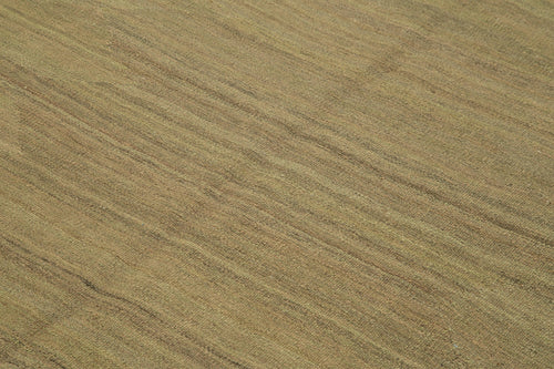 Zollanvari Brown Modern Wool Handmade Area Rug 8'0'' x 9'9''