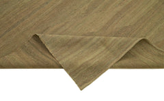 Zollanvari Brown Modern Wool Handmade Area Rug 8'0'' x 9'9''