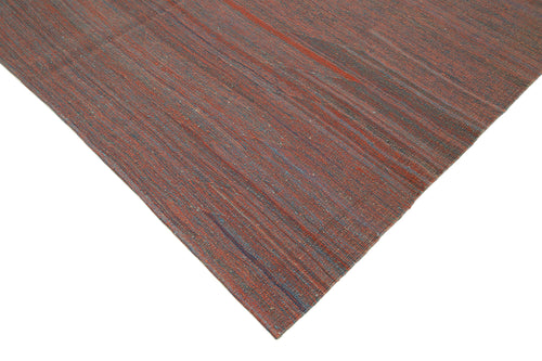 Zollanvari Red Modern Wool Handmade Area Rug 7'7'' x 10'6''