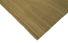 Zollanvari Brown Modern Wool Handmade Area Rug 8'2'' x 9'8''