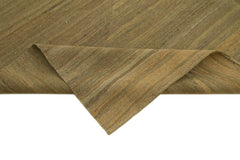 Zollanvari Brown Modern Wool Handmade Area Rug 8'2'' x 9'8''