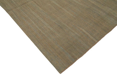 Zollanvari Brown Modern Wool Handmade Area Rug 7'11'' x 9'6''