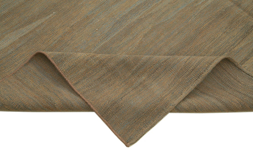 Zollanvari Brown Modern Wool Handmade Area Rug 7'11'' x 9'6''