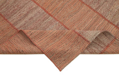 Zollanvari Red Modern Wool Handmade Area Rug 8'4'' x 9'4''