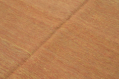 Zollanvari Orange Modern Wool Handmade Area Rug 5'5'' x 7'0''