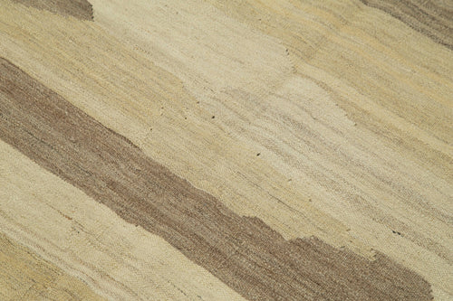 Zollanvari Beige Modern Wool Handmade Area Rug 4'11'' x 6'6''