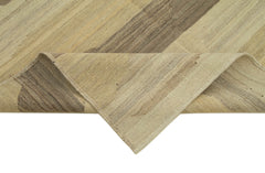 Zollanvari Beige Modern Wool Handmade Area Rug 4'11'' x 6'6''