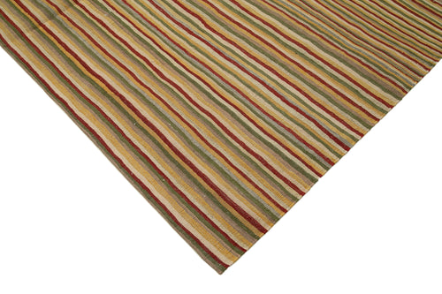 Zollanvari Beige Modern Wool Handmade Area Rug 7'3'' x 10'0''