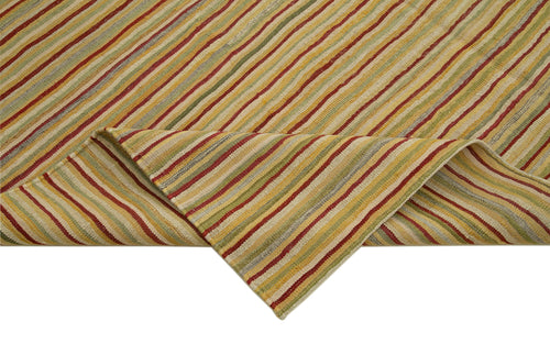 Zollanvari Beige Modern Wool Handmade Area Rug 7'3'' x 10'0''