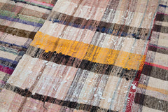Kirk Yama Grey Patchwork Cotton Wool Handmade Area Rug 6'7'' x 10'2''