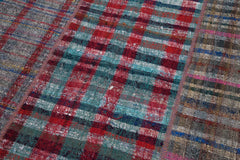 Kirk Yama Grey Patchwork Cotton Wool Handmade Area Rug 6'9'' x 9'10''