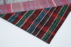 Kirk Yama Grey Patchwork Cotton Wool Handmade Area Rug 6'9'' x 10'0''