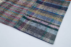Kirk Yama Grey Patchwork Cotton Wool Handmade Area Rug 6'6'' x 9'11''