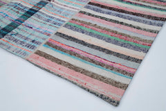 Kirk Yama Grey Patchwork Cotton Wool Handmade Area Rug 6'8'' x 9'10''