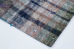 Kirk Yama Grey Patchwork Cotton Wool Handmade Area Rug 6'7'' x 9'10''